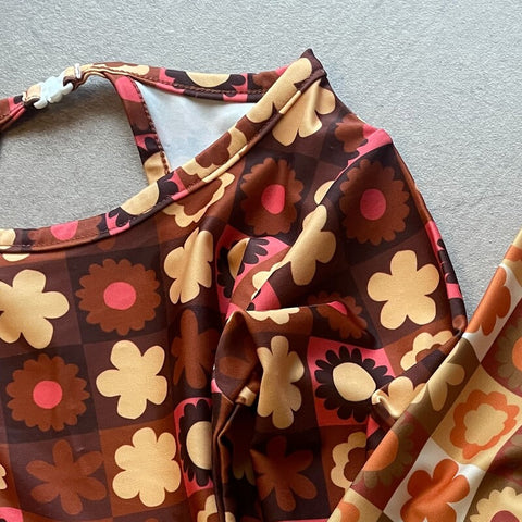 [Reservations for delivery in October] &amp;pal 2024AW moon pattern salo pett Moon Bloomer Salopette Navy