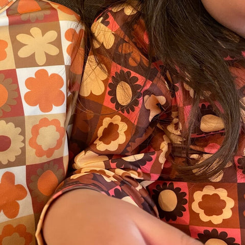 [Reservations for delivery in October] &amp;pal 2024AW moon pattern salo pett Moon Bloomer Salopette Navy