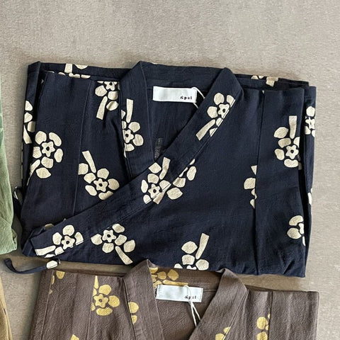 [Reservations for delivery in October] &amp;pal 2024AW moon pattern salo pett Moon flare overalls navy