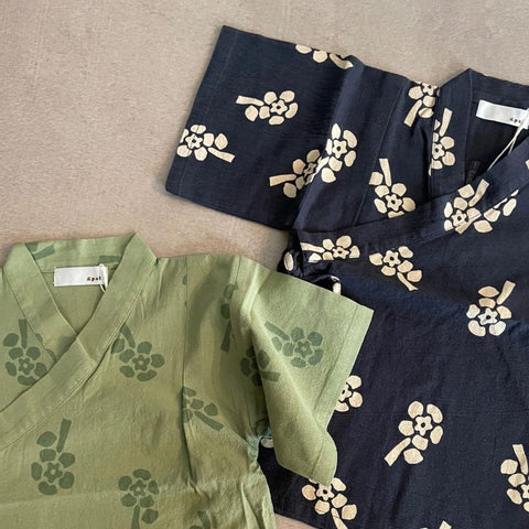 [Reservations for delivery in October] &amp;pal 2024AW moon pattern salo pett Moon flare overalls navy