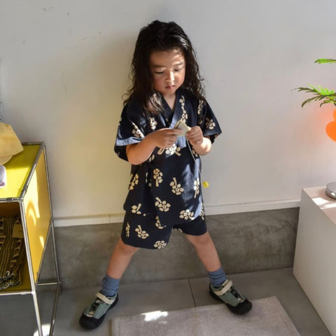 [Reservations for delivery in October] &amp;pal 2024AW moon pattern salo pett Moon flare overalls navy