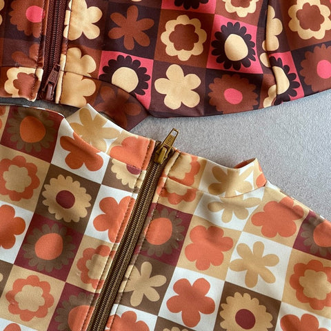 [Reservations for delivery in October] &amp;pal 2024AW moon pattern salo pett Moon Bloomer Salopette Navy