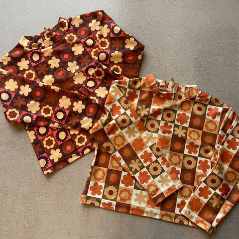 [Reservations for delivery in October] &amp;pal 2024AW moon pattern salo pett Moon Bloomer Salopette Navy