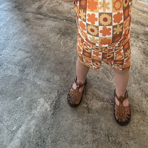 [Reservations for delivery in October] &amp;pal 2024AW moon pattern salo pett Moon Bloomer Salopette Navy