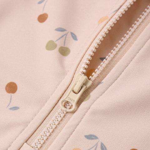 【D2】Quincy Mae（クインシーメイ）2026SS  OLIVIA  RASHGUARD ONE-PIECE -CHERRIES-　ラッシュガードワンピース　チェリーズ