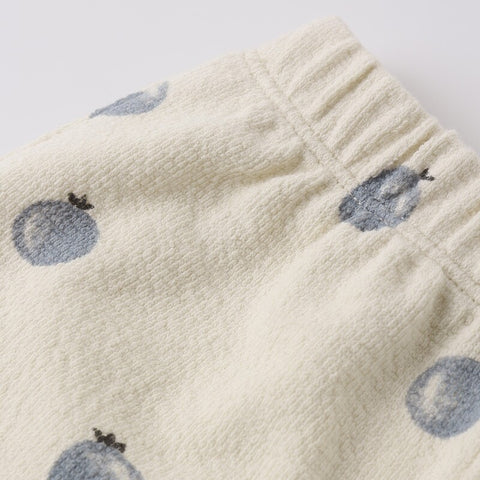 【D3】Quincy Mae（クインシーメイ）2026SS　EVIE TANK + SHORTIE SET -OCEAN STRIPE- ストライプ柄トップス+ショートパンツセット.