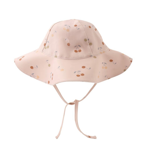 【D2】Quincy Mae（クインシーメイ）2026SS   SUN HAT    -CHERRIES-  チェリー柄サンハット