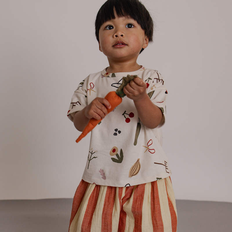オーガニックズー　organiczoo Tシャツ　オーバーオール 1-2y 楽天市場】オーガニックズー Olive Waffle Boxy Sweatshirt 1-2歳/2-3