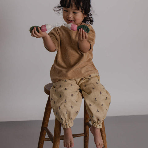 Misha&amp;Puff 2024AW Paloma Onesie -Rose Gold- Long Sleeve Romper