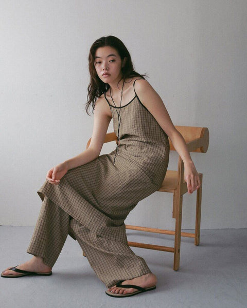 【5月上旬入荷次第お届けのご予約】anuke（アンヌーク） Suckercheck Loose Pants 62710720.