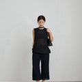 【3月中旬入荷次第お届けのご予約】anuke（アンヌーク） Tweed Mesh Capripants 62710721.