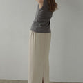 【2月上旬入荷次第お届けのご予約】anuke（アンヌーク） Georgette Pencil Skirt 62710803.
