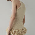 【5月中旬入荷次第お届けのご予約】anuke（アンヌーク） Americansleeve Fringe Tops 62710526.