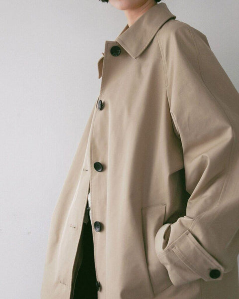【2月上旬入荷次第お届けのご予約】anuke（アンヌーク） Soutiencollar Twill Coat 62710001.