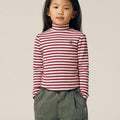 The Campamento（カンパメント） 2026AW TSHIRT -BURGUNDY- キッズ長袖Tシャツ.