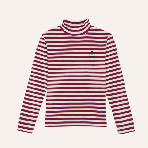 The Campamento（カンパメント） 2026AW TSHIRT -BURGUNDY- キッズ長袖Tシャツ.