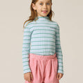 The Campamento（カンパメント） 2026AW Light Blue Stripes Tshirt キッズ長袖Tシャツ.