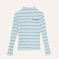 The Campamento（カンパメント） 2026AW Light Blue Stripes Tshirt キッズ長袖Tシャツ.