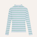 The Campamento（カンパメント） 2026AW Light Blue Stripes Tshirt キッズ長袖Tシャツ.