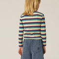 The Campamento（カンパメント） 2026AW Multicolor Stripes Tshirt  キッズ長袖Tシャツ.