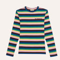 The Campamento（カンパメント） 2026AW Multicolor Stripes Tshirt  キッズ長袖Tシャツ.