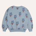 The Campamento（カンパメント） 2026AW Bouquets Light Blue Sweatshirt キッズスウェットシャツ、トレーナー.