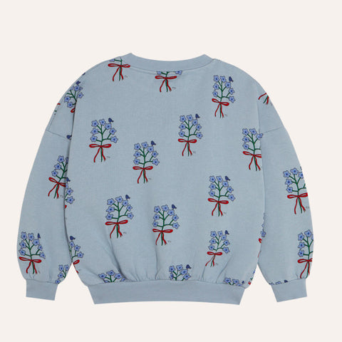 The Campamento（カンパメント） 2026AW Bouquets Light Blue Sweatshirt キッズスウェットシャツ、トレーナー.