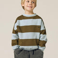 The Campamento（カンパメント） 2026AW Green Stripes Sweatshirt キッズスウェットシャツ、トレーナー.
