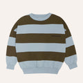 The Campamento（カンパメント） 2026AW Green Stripes Sweatshirt キッズスウェットシャツ、トレーナー.