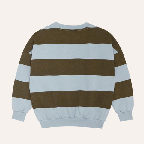 The Campamento（カンパメント） 2026AW Green Stripes Sweatshirt キッズスウェットシャツ、トレーナー.