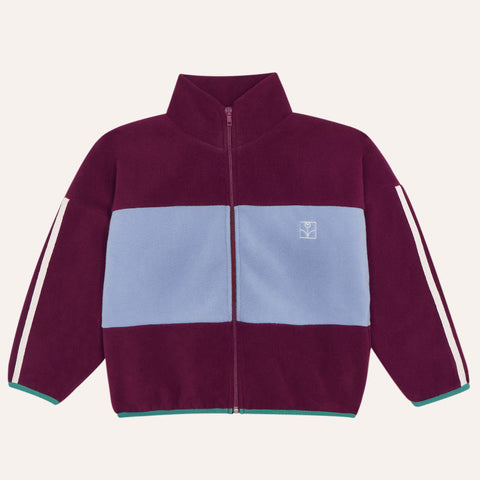The Campamento（カンパメント） 2026AW Burgundy Polar Sweatshirt キッズフリーススウェットシャツ.