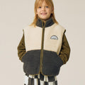 The Campamento（カンパメント） 2026AW Ecru Teddy Vest キッズベスト.