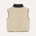 The Campamento（カンパメント） 2026AW Ecru Teddy Vest キッズベスト.