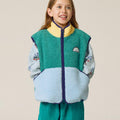 The Campamento（カンパメント） 2026AW Green Teddy Vest キッズボアベスト.