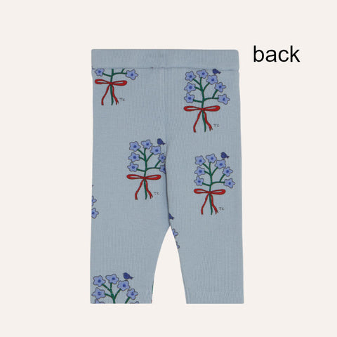 The Campamento（カンパメント） 2026AW Bouquets Light Blue Baby Leggings ベビーレギンス.
