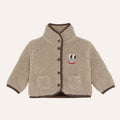 The Campamento（カンパメント） 2026AW Smiling Face Teddy Baby Jacket ベビージャケット、ボアフリース.