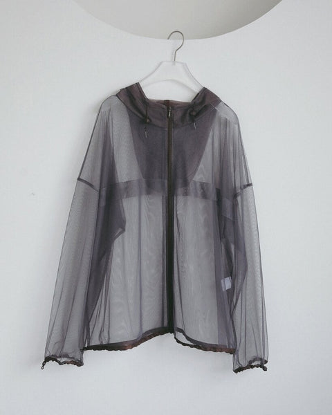 【4月上旬入荷次第お届けのご予約】anuke（アンヌーク） Tulle Zip Blouson 62710203.