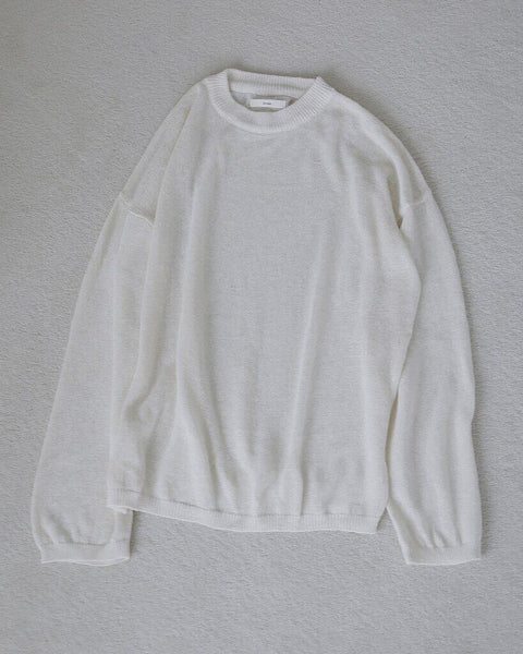 【3月中旬入荷次第お届けのご予約】anuke（アンヌーク） Cottonlinen Loose Knit 62710513.