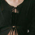 【4月中旬入荷次第お届けのご予約】anuke（アンヌーク） Sheer Tulle Cardigan 62710420.