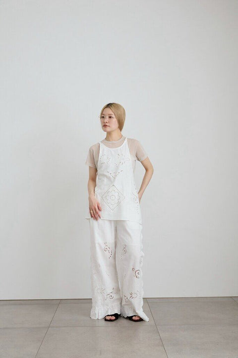 【4月中旬入荷次第お届けのご予約】anuke（アンヌーク） Sheer Tulle T-shirts 62710625.