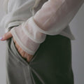 【2月中旬入荷次第お届けのご予約】anuke（アンヌーク） Slit Chiffon Tops 62710606.