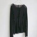 【4月中旬入荷次第お届けのご予約】anuke（アンヌーク） Sheer Tulle Cardigan 62710420.