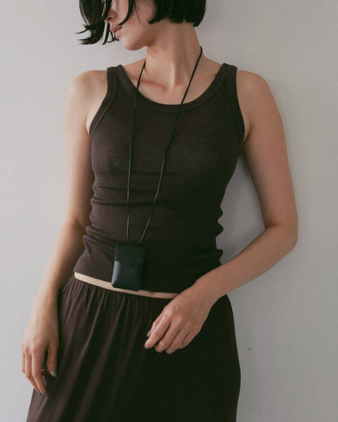 【4月中旬入荷次第お届けのご予約】anuke（アンヌーク） Wool Rib Tanktop 62710620.