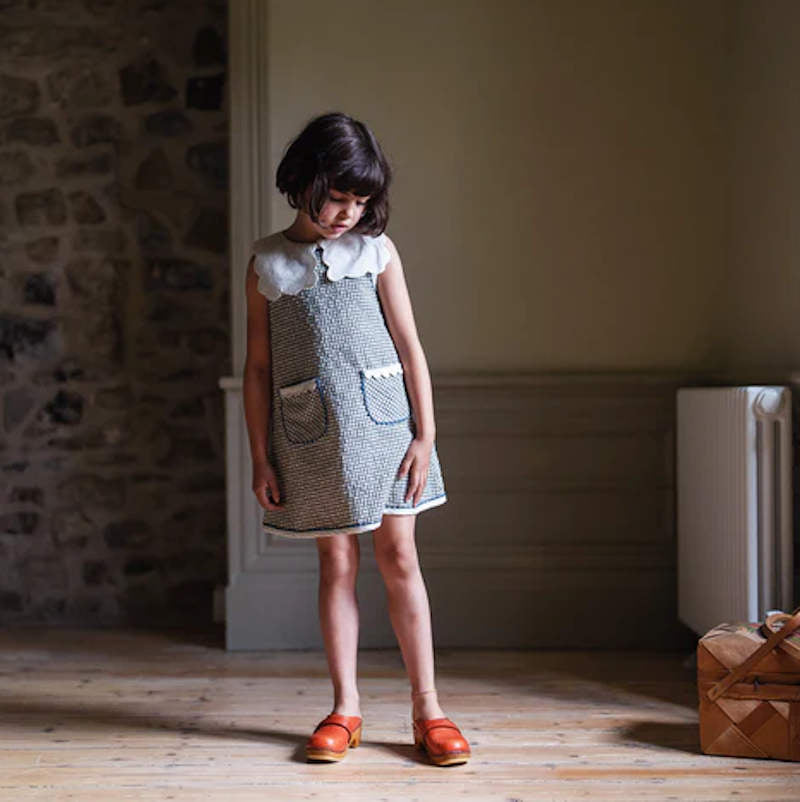 little cotton clothes ワンピース　付け襟　セット little cotton clothes ワンピース 付け襟 セット 【公式通販】