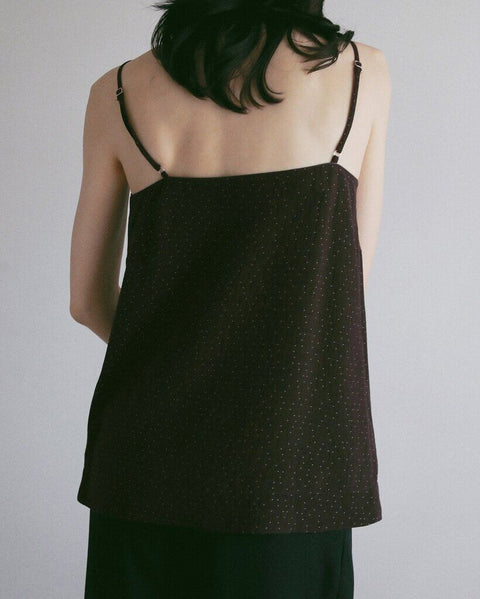 【4月下旬入荷次第お届けのご予約】anuke（アンヌーク） Dot jacquard Camisole Tops 62710411.