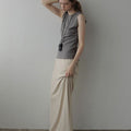 【2月上旬入荷次第お届けのご予約】anuke（アンヌーク） Georgette Pencil Skirt 62710803.