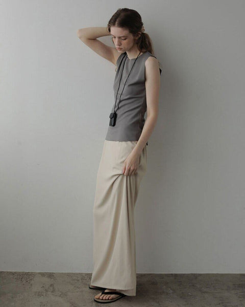 【2月上旬入荷次第お届けのご予約】anuke（アンヌーク） Georgette Pencil Skirt 62710803.