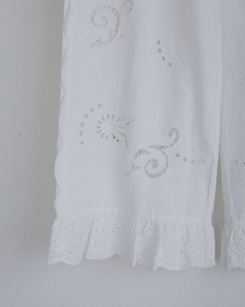 【3月下旬入荷次第お届けのご予約】anuke（アンヌーク） Cutwork Lace Pants 62710707.
