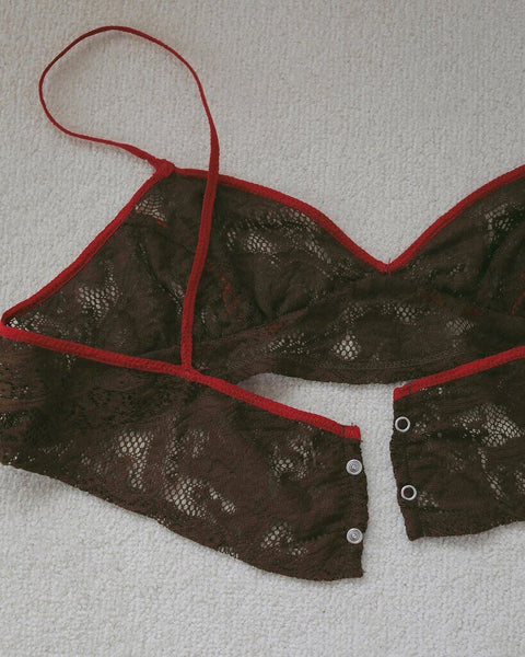 【5月上旬入荷次第お届けのご予約】anuke（アンヌーク） Piping Lace Bratop 62710407.
