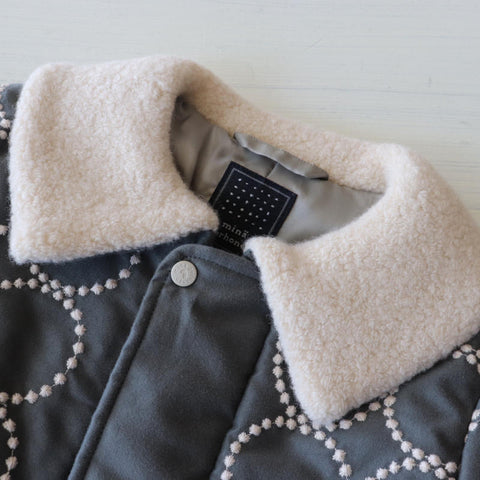 mina perhonen（ミナペルホネン） 25AW tambourine -gray-  コート、ジャケット  ADA6082PB ADA6082PC